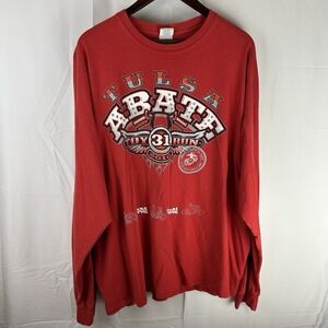 Motorcycle Santa Toys For Tots Tulsa Abate Toy‎ Ride 2010 L/S Shirt 3XL Rt 66